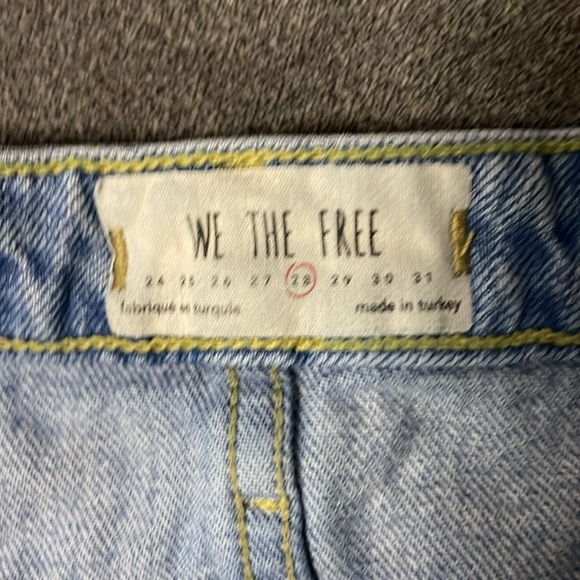 Free People We the Free Ripped Denim Skirt - Picture 6 of 7